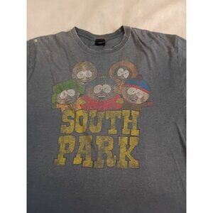 Vintage 2009 South Park T-Shirt Fifth Sun Medium thin fabric bleach marks